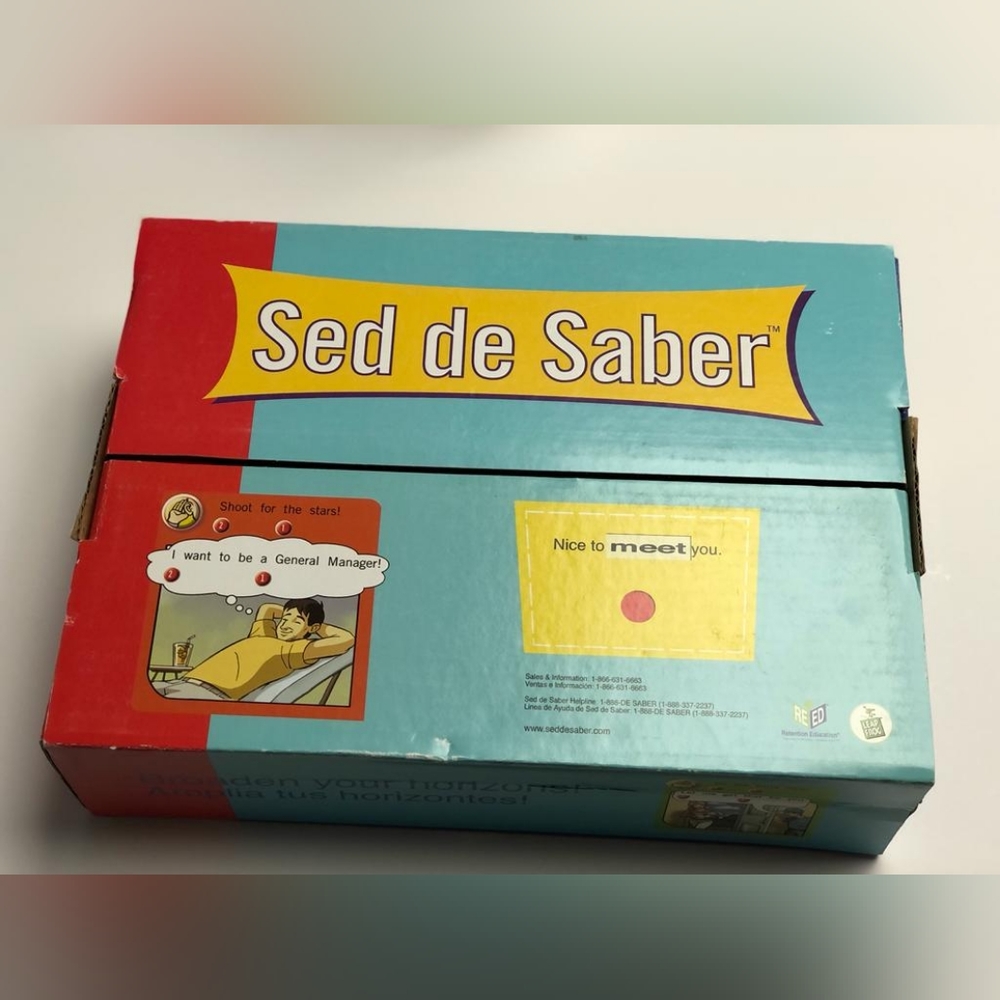 Leap Frog Quantum Leap Pad Sed De Saber Learn Spanish/English Tablet 5 Book Set